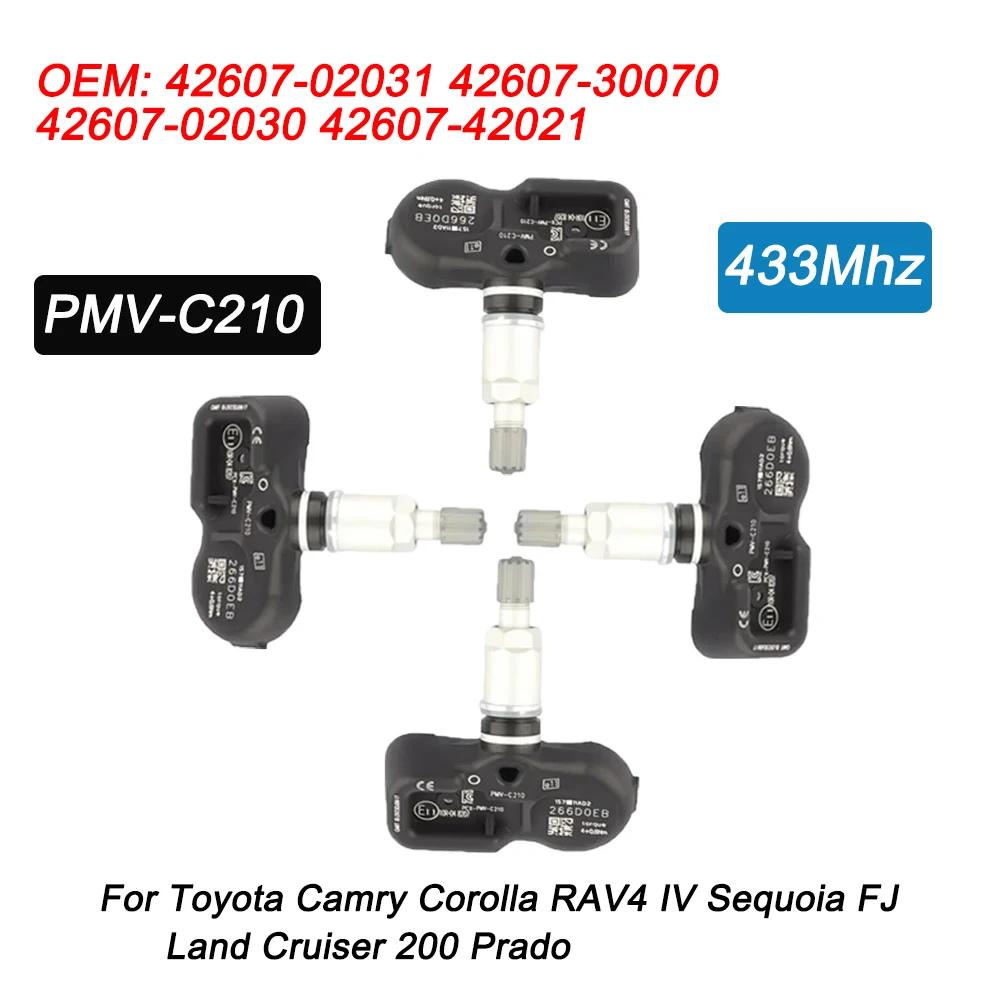 TPMS Ÿ̾ з  , Ÿ Ʋ ڷѶ RAV4 IV ̾ FJ  ũ , 433Mhz 42607-02031 PMV-C210